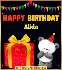 GIF Happy Birthday Alida